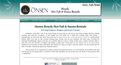 Desktop Screenshot of onsenspas.com